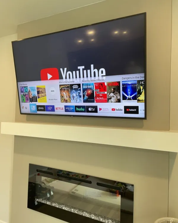 TV mounting project by Northwest Home Service